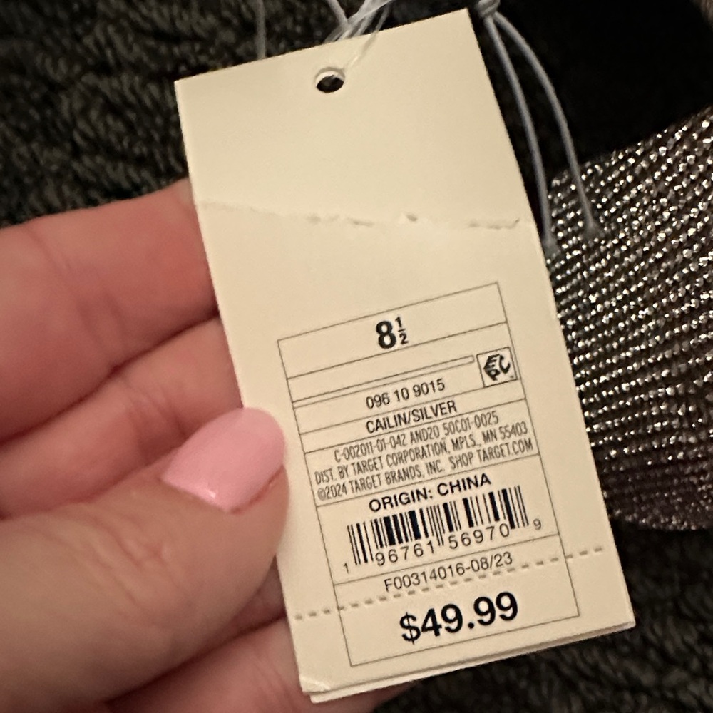 NWT Rhinestone Pointed-Toe Ankle Booties - Picture 10 of 17